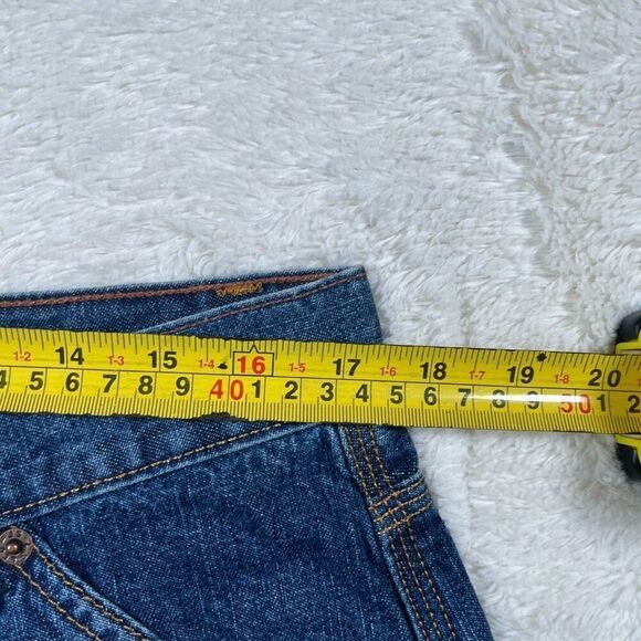 Levi’s Mens Dark Wash Cargo Carpenter Shorts - Picture 4 of 7